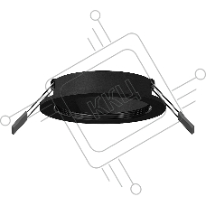 Корпус светильника C6513 SBK черный песок D80*H25mm MR16 GU5.3