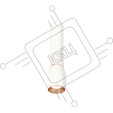 Светильник Ambrella Light XP1122040 SWH/PPG белый песок/золото розовое полированное MR16 GU5.3