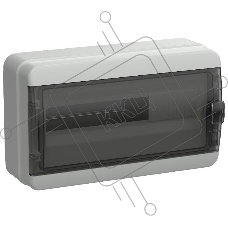 Корпус пластиковый КМПн-18 IP65 черный прозрачная дверь TEKFOR IEK TF5-KP72-N-18-65-K03-K02
