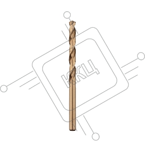 Сверло по металлу 7 мм «Кобальт» (сталь HSS-Co 5% M35 P6M5K5) (1 шт. в блистере) DIN 338 Kranz