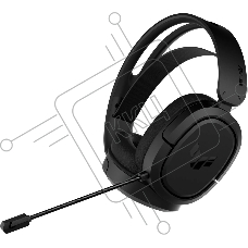 Игровые наушники ASUS TUF Gaming H1 WL чёрные (2.4 ГГц, 7.1 виртуально, 40мм, неодимовые магниты, 32 Ом, 20~20000 Гц, микрофон, USB-C, PC, Mac, PS4, Nintendo Switch, Xbox One, 90YH0391-B3UA00)