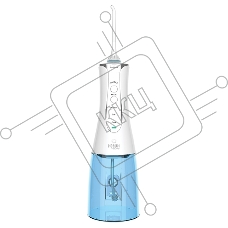 Портативный ирригатор полости рта Qumo Health Portable Irrigator P1 (QHI-1), белый, 320 мл., макс 890 кПа,  Li-ion 1400 мА-ч