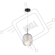 Подвесной светильник Ambrella light LH11125 BK/WH/TI черный/белый/янтарь E27 max 60W D175*310