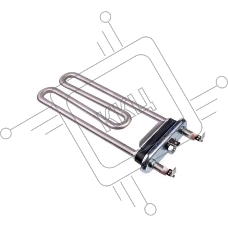 Нагреватель (ТЭН) для стиральной машины Samsung 2000W, 208х177мм DC47-00006V, DC47-00006Q KAWAI