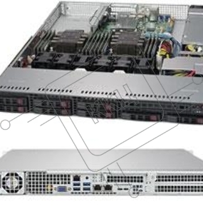 Платформа SuperMicro 1029P-WT, 1U, 10x SATA, 12x DDR4, 400W