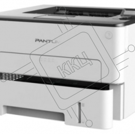 Принтер Pantum P3300DN, А4, 33 стр/мин, 1200 X 1200 dpi, 256Мб RAM, PCL/PS, дуплекс, лоток 250 листов, USB/LAN, нагр. макс 60000 стр/мес, рек. 3000 стр/мес, серый корпус