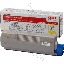 Картридж лазерный Oki C5850/5950/MC560 6K (yellow)