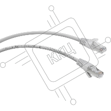 Шнур комм. Cabeus, кат. 6, экр., F/UTP, RJ45/RJ45, LSZH, AWG24, 2м, серый