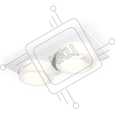 Комплект встраиваемого светильника Ambrella light XC6525065 SWH/FR белый песок/белый матовый MR16 GU5.3 (C6525, N6248)