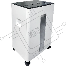 Шредер Office Kit S330SF (3,9х35) белый (секр.P-4) фрагменты 13лист. 30лтр. скобы пл.карты