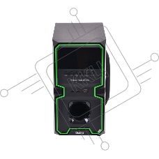 Колонки Dialog Progressive AP-222B BLACK - акустические колонки 2.1, 30W+2*10W RMS, Bluetooth, USB+SD reader