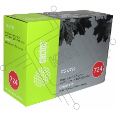 Картридж лазерный Cactus CS-C724 черный (6000 стр.) для Canon LBP 6480/6750/6480x/6750dn