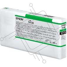 Картридж струйный Epson T913B с зелеными чернилами (200ml) для плоттеров SC-P5000 (C13T913B00)