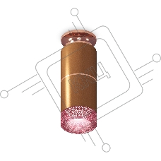 Светильник Ambrella Light XS6304211 SCF/PPG/PI кофе песок/золото розовое полированное/розовый MR16 GU5.3