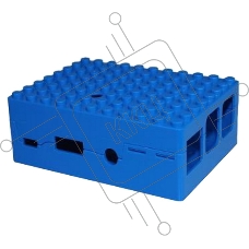 Корпус RA184 blue для микрокомпьютера Raspberry Pi 3 ACD Blue ABS Plastic Building Block case for Raspberry Pi 3
