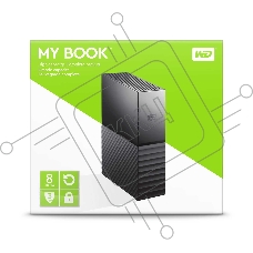 Внешний жёсткий диск WD My Book (New) WDBBGB0080HBK-EESN 8ТБ 3,5