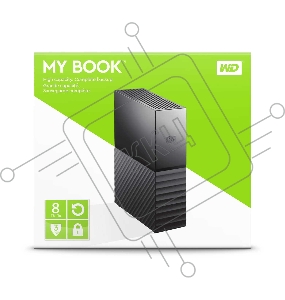 Внешний жёсткий диск WD My Book (New) WDBBGB0080HBK-EESN 8ТБ 3,5