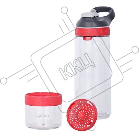 Бутылка Contigo Cortland Infuser 0.72л прозрачный/красный пластик (2095014)