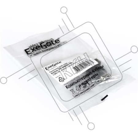 Переходник Exegate EX284919RUS  HDMI-HDMI ExeGate EX-HDMI90-FML (19M/19F, угловой, позолоченные контакты)