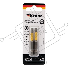 Бита для шуруповерта KRANZ Torx T20х50 мм (2 шт./уп.)