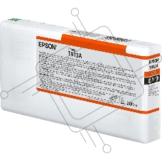 Картридж струйный Epson T913A с оранжевыми чернилами (200ml) для плоттеров SC-P5000 (C13T913A00)