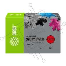 Картридж струйный Cactus CS-PFI120C голубой (130 мл) для Canon imagePROGRAF TM-200/TM-205/TM-300/TM-305