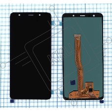 Дисплей для Samsung Galaxy A7 SM-A750F (2018) (OLED Full Size) черный