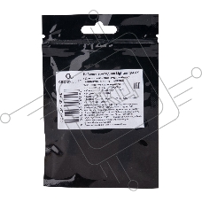 Кабель-переходник AUX Cablexpert CCA-LM3.5F-AL Lightning(M)/Jack3.5(F), алюминий+нейлон.оплётка, 0.15м, пакет