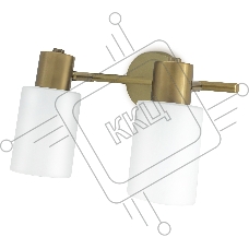 Светильник Ambrella light TR3969/2 BS/FR латунь/белый матовый  E27*2 max 40W 260*80*210