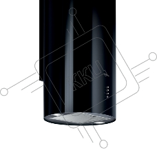 Вытяжка каминная Jet Air PIPE BL/A/43 / 43 см, кнопочное управление, 1200 куб. м. , черная