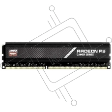 Оперативная память AMD Radeon R9, DDR4, 16GB (1x16GB), 3200MHz, CL16, с радиатором, черный