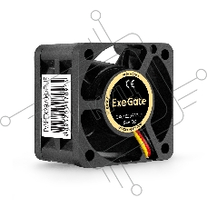 Вентилятор для корпуса ExeGate EX04020S3P-24 черный, 40 мм, 7000 об/мин, 39 дБ, 3 pin