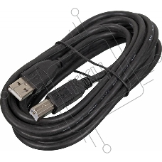 Кабель Ningbo USB A(m) USB B(m) 3м серебристый