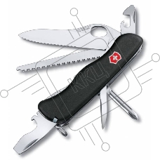 Нож перочинный Victorinox Trailmaster One Hand Wavy Edge (0.8463.MW3) 111мм 12функций черный карт.коробка
