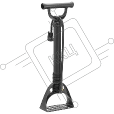 Насос GF-04 Giyo ручной напольный пластиковый чёрный Насос GF-04 Giyo ручной напольный,  пластиковый корпус длиной 20