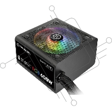 Блок питания Thermaltake Smart RGB (PS-SPR-0600NHSAWE-1), 600Вт 80 PLUS, 120мм, черный