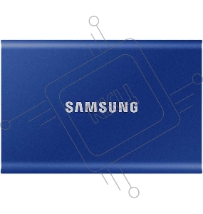 Твердотельный накопитель Samsung External SSD T7, 500GB, USB Type-C, R/W 1000/1050MB/s, Blue