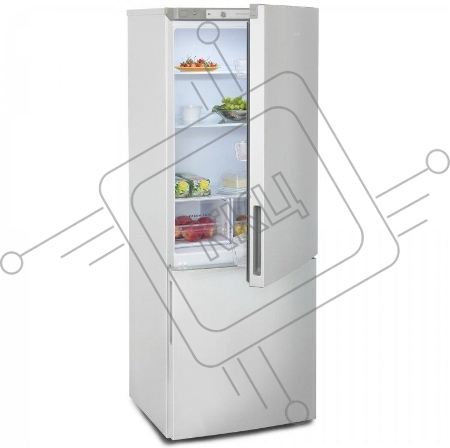 Холодильник Бирюса Б-M6034 2-хкамерн. серебристый металлик мат.