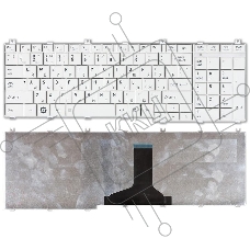 Клавиатура для ноутбука Toshiba Satellite C650 C660 L650 L670 L750 L750D белый