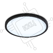 Светильник светодиодный ультратонкий Ambrella light FZ1961 BK черный IP54 40W 5000K D470*15 (Без ПДУ)