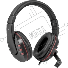 Наушники Defender Warhead G-160 черный, кабель 2,5 м