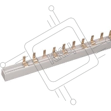 Шина Iek YNS21-3-063 соединительная типа PIN (штырь) 3Р 63А (дл.1м) ИЭК