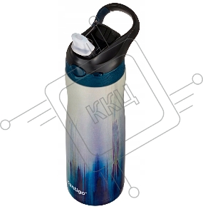 Термос-бутылка Contigo Ashland Couture Chill 0.59л. белый/синий (2127678)