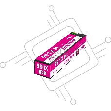 Струйный картридж NVPrint 991XL (NV-M0J94AE) Magenta для HP PageWide Pro 750/772/777 (260 мл) совместимый
