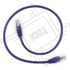 Патч-корд UTP Cablexpert кат.5e, 0.25м, литой, многожильный (фиолетовый)