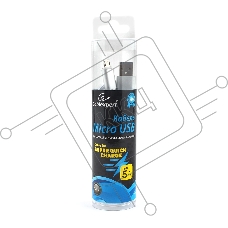 Кабель USB 2.0 Cablexpert CC-U-mUSB02S-1.8M, AM/microB, серия Ultra, длина 1.8м, серебристый, блистер