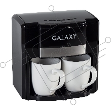 Кофеварка капельная Galaxy Line GL 0708 черный, исп. кофе - молотый, 0,3 л, 750 Вт.