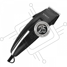 Машинка для стрижки волос Scarlett SC-HC63C11 (Silver Line)Мощность, Вт: 15; Насадки: 4 съемных гребня на 3, 6, 9, 12 мм; Питание: Сеть; Материал лезвия: нержавеющая сталь; Длина стрижки, мм: 3-12; Щетка для чистки машинки: Да; Масленка для машинки: Да; У