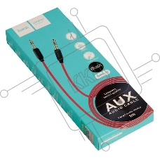 AUX аудио кабель/3.5 mm jack - 3.5 mm jack/ HOCO HC-79293 UPA11/ 1m/ позолоченные контакты/ Black