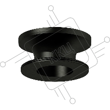 Насадка для корпуса светильника N7926 PBK черный полированный D70*H28mm Out25mm